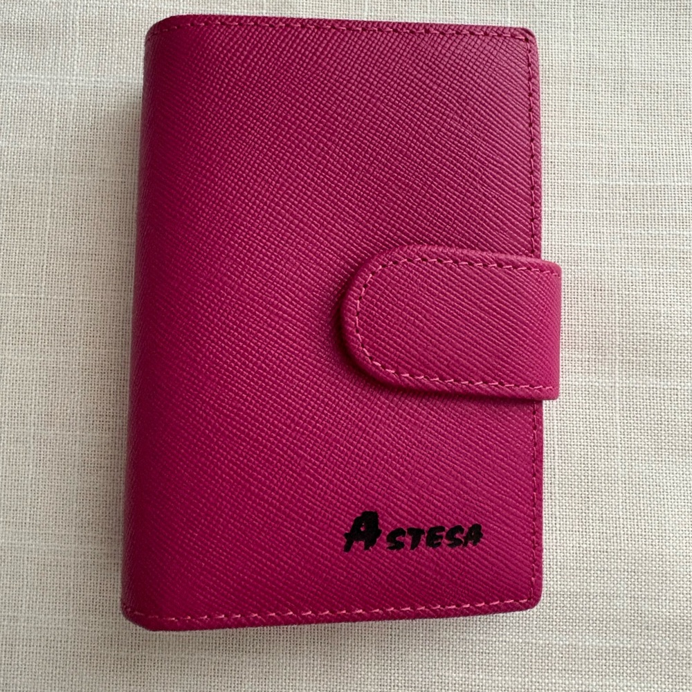 Pink card holder